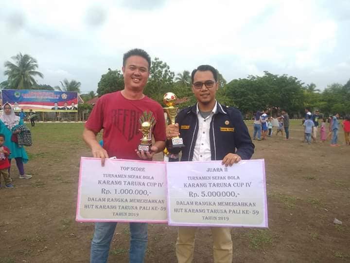 Turnamen Karang Karuna Cup IV di Desa Raja