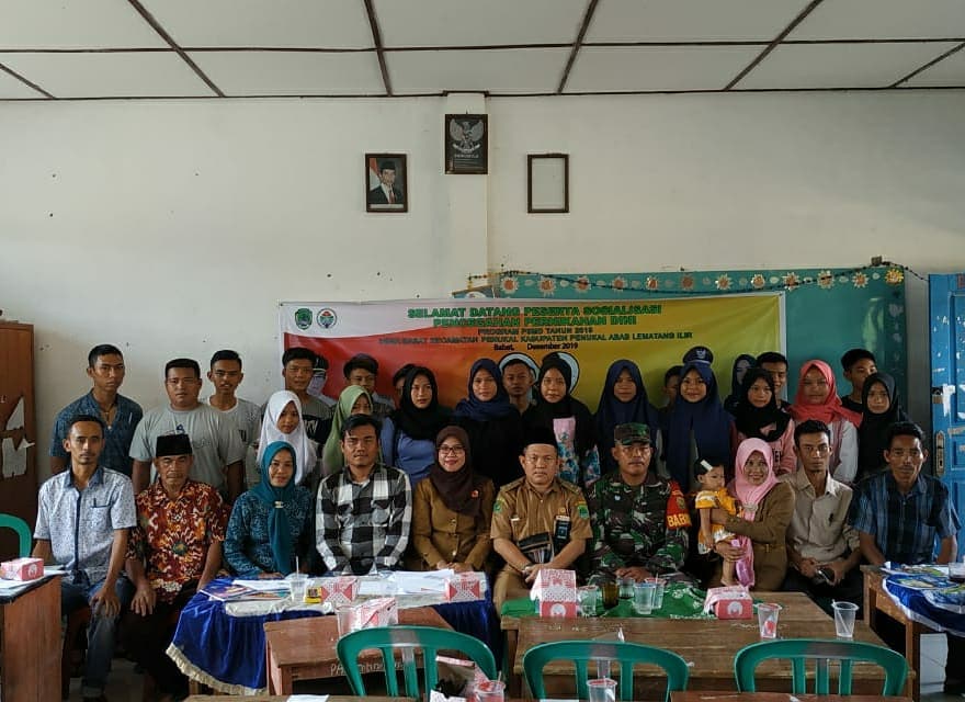 Kegiatan Sosialisasi Pencegahan Pernikahan Dini Tahun 2019