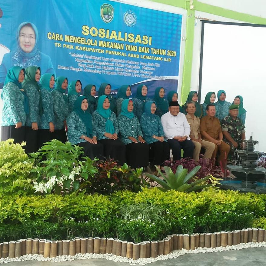 Sosialisasi Cara Mengelola Makanan Yang Baik Tahun 2020