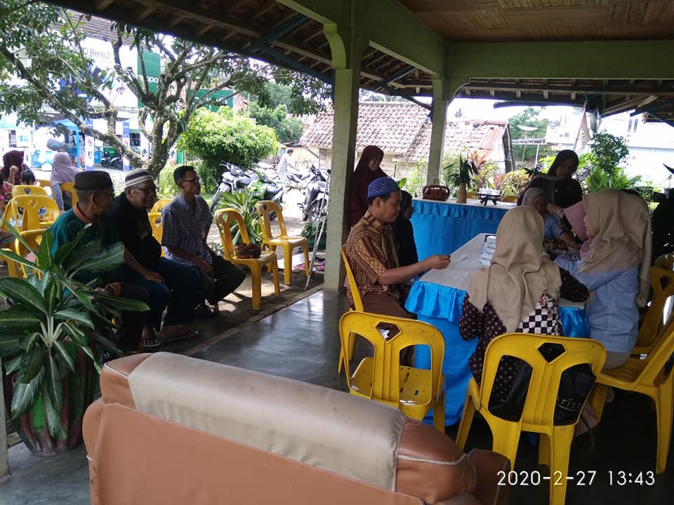 Kegiatan Pos Pembinaan Terpadu (Posbindu) Dusun VII Desa Babat